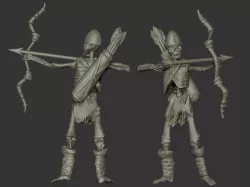 Miniature - Skeleton Archer Miniature (Heroic Scale) (2016)