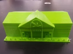 Model Convenience Store and Gas Pumps - Wawa