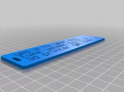 My Customized Customizer Version of luggage label