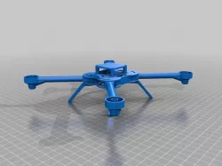 My Customized Foldable Nano Quadcopter FNQ220 (parametric OpenSCAD)