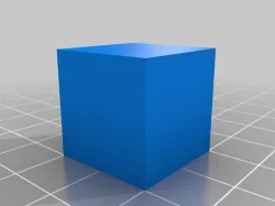 My Customized Hollow Calibration Cube