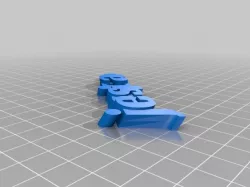 My Customized iamburny's  Text - Name Keyring / Keyfob