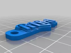 My Customized Multiline Tag or Keychain