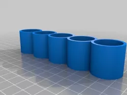 My Customized Parametric bottle tray for small e-liquid/paint/nail varnish bottles