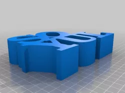 My Customized Variable WORD Sculpture