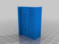 Parametric Stop Block for Chisel Sharpening Jig
