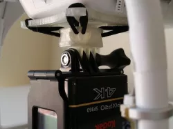 Phantom 2 anti-jello GoPro/Kodak SP360 mount
