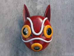 San's Mask for cosplay, from Princess Mononoke