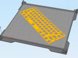 Simplify 3D Lulzbot Taz bed model