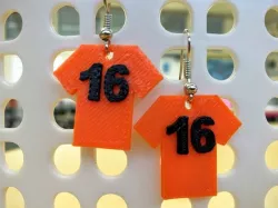 Sports Jersey Earrings