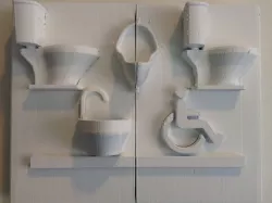 Structural Bathroom Signs