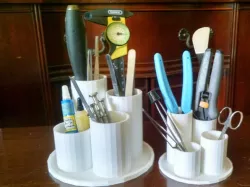 Tool Caddy with 6 inch base and 4 tiered towers