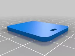 Velcro Key Tag