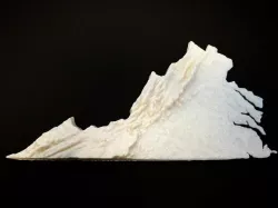 Virginia Topographic Map
