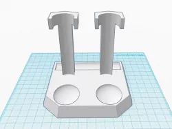 2 Tobacco Pipe Stand