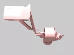 3D-printable duct holder