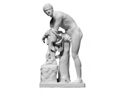 3D scan of Hermes Fastening his Sandal