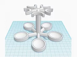 5 Tobacco Pipe Stand