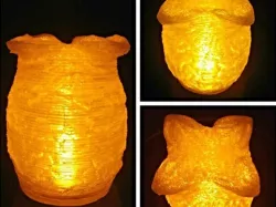 Alien Egg Open Candle Cover Light - Supports Included