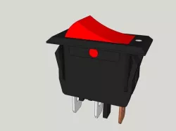 Amico lit rocker switch model (clips compressed)