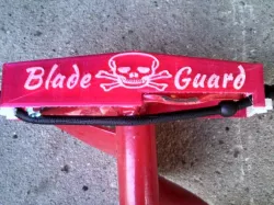 Blade Guard for 6" Ice Auger with Customizable Text