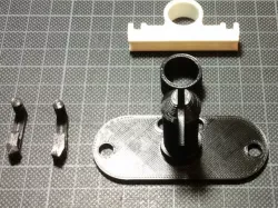 Bowden tube holder for Euro-norm size hangers
