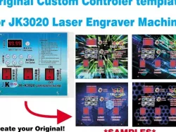 Chinese Laser Engraver Custom Original Control panel template (model JK-K3020)
