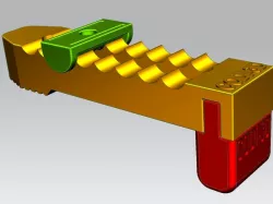 CNC morsetto modulare da tavola (d. 6mm.) rev.003 - CNC table modular clamp (d. 6mm.) rev.003