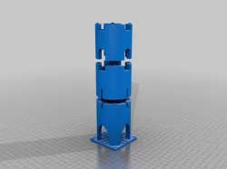 Customizable castle-tower_round : modular system floor