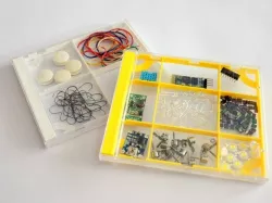 Customizable CD/DVD case organizer