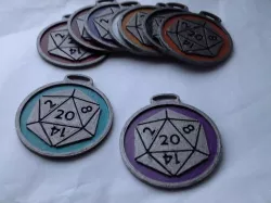 DnD 5e d20 Inspiration Token