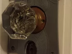 Door Knob Plate - Resized for mortise locks