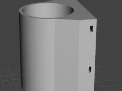 Flashlight Bed Post Mount