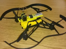 FPV Camera & Battery Mount for the Parrot Cargo Drone - Spektrum 5.8ghz Cam