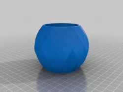 Geometric Sphere Vase / Flower Pot