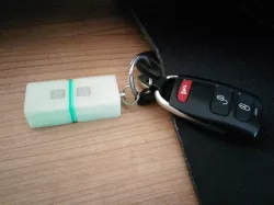 Hormann HSE2 868 Garage Door Remote - modified