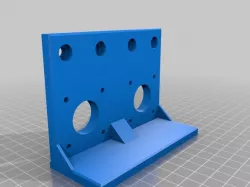 MarkABot-Horizontal Upper Z Rail Bowden Mount Dual Cyclops Mk1a