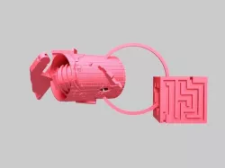 Modular Cup" out of a Lithomap