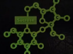 Molecular Sugar Models - Sucrose - Glucose - Fructose