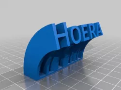 My Customized Sweeping name plate