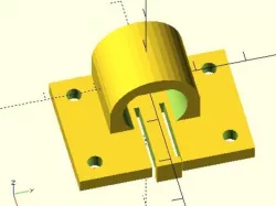 No-Tools Micro Gear Motor Mount