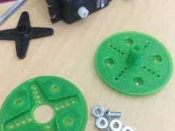 Parallax (Futaba) Servo Horn Mounts