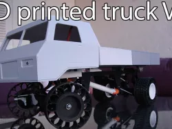Printed truck V2: Liftable bed