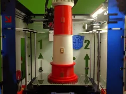 Round Base Lighthouse Model