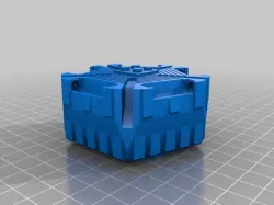 Space Marine type Drop Pod base for lego