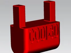 supporto modulare h=16mm per CNC morsetto modulare da tavola (d. 6mm.) rev.003 -