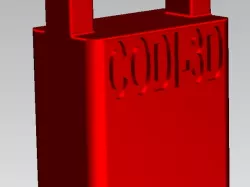 supporto modulare h=30mm per CNC morsetto modulare da tavola (d. 6mm.) rev.003 -