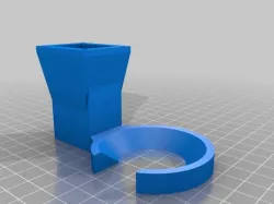 TEVO Tarantula Radial Fan Mount and Duct with stock sensor