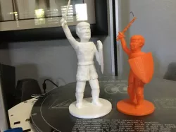 Trump Knight With Sword and Shield