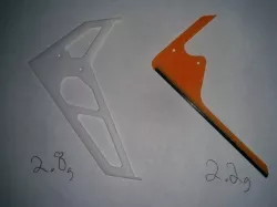 vertical tail fin for the Blade 230s